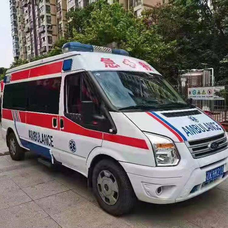 海州长途救护车护送病人返乡